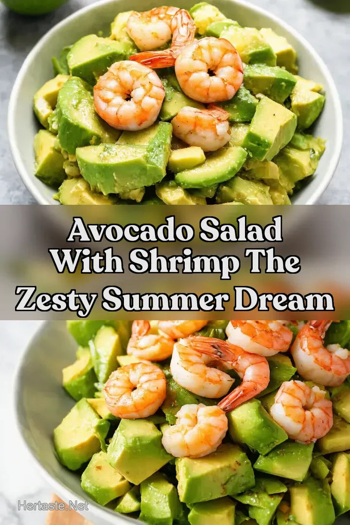 Avocado Salad With Shrimp The Zesty Summer Dream