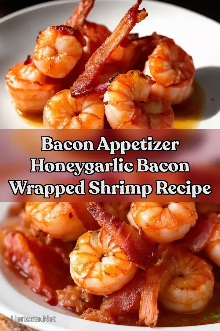 Bacon Appetizer HoneyGarlic Bacon Wrapped Shrimp Recipe