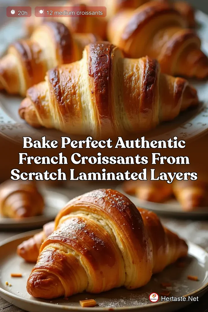 Bake Perfect Authentic French Croissants From Scratch Laminated Layers
