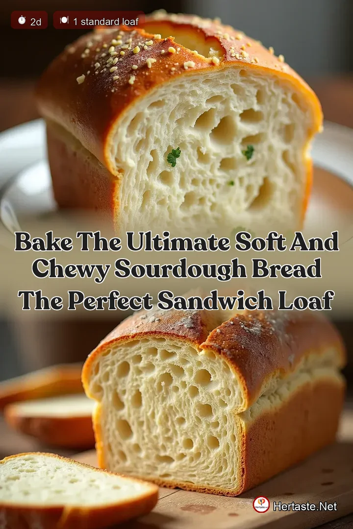 Bake the Ultimate Soft and Chewy Sourdough Bread The Perfect Sandwich Loaf