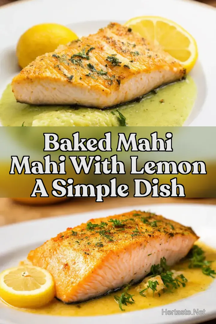 Baked Mahi Mahi with Lemon A Simple Dish