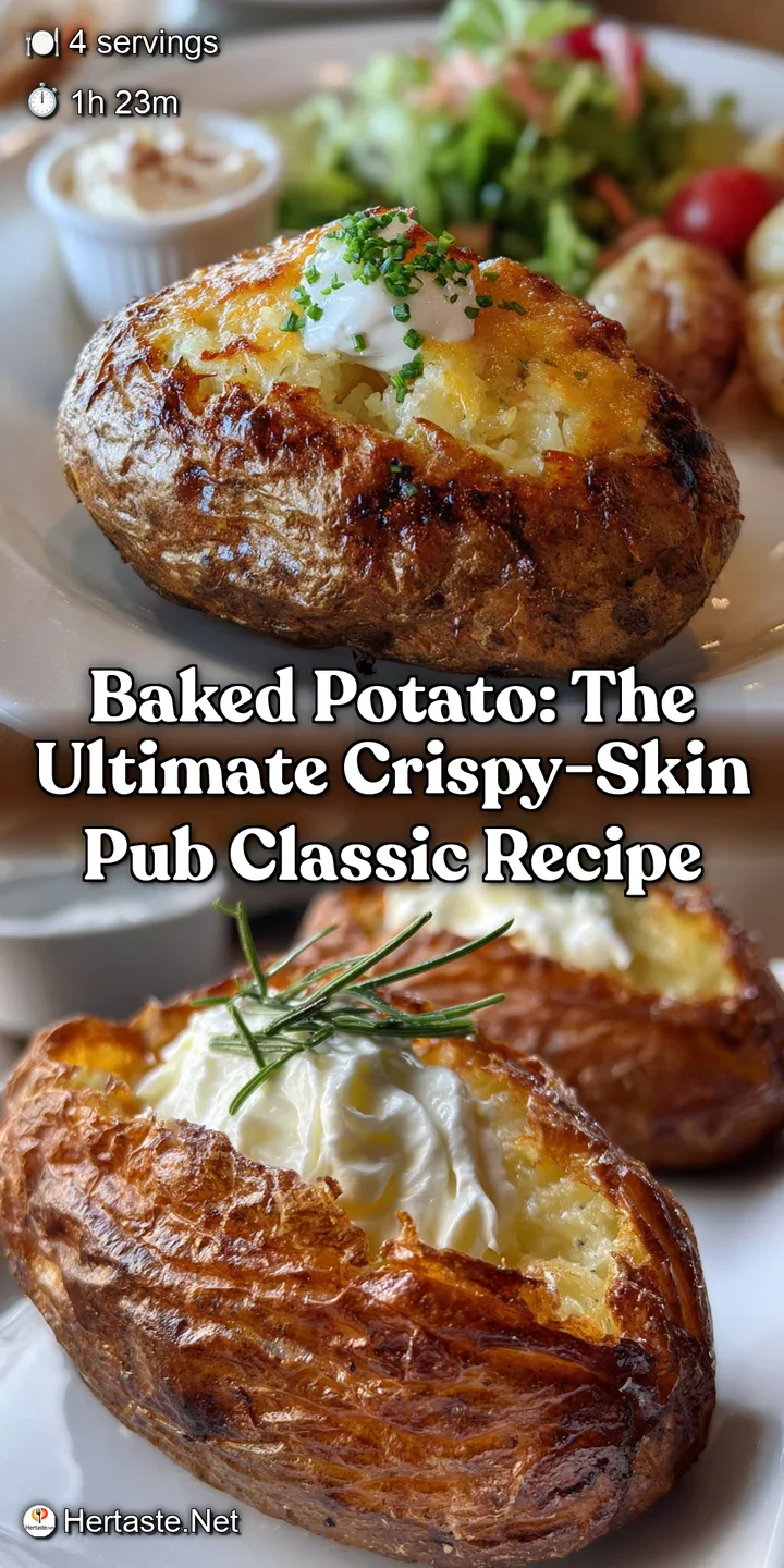 Baked Potato: The Ultimate Crispy-Skin Pub Classic Recipe