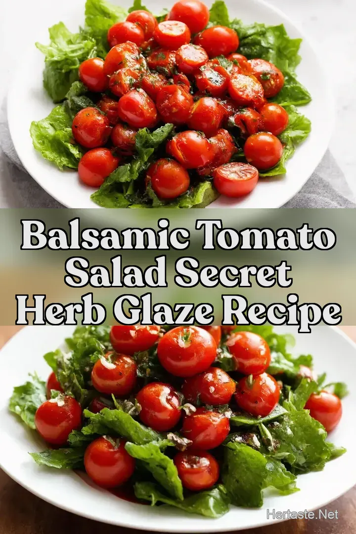 Balsamic Tomato Salad Secret Herb Glaze Recipe