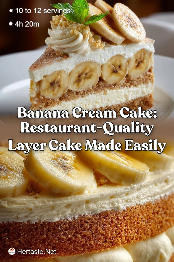 Banana Cream Cake: Restaurant-Quality Layer Cake Made Easily