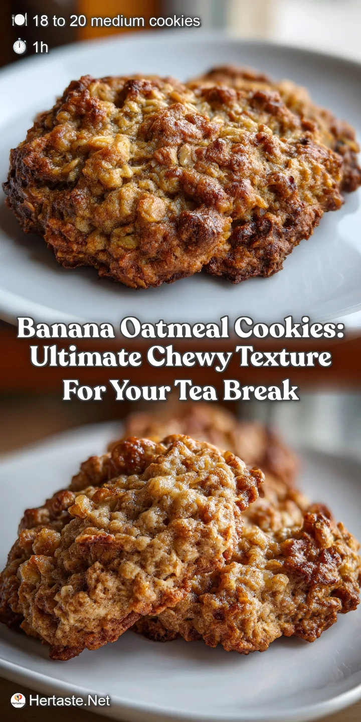 Banana Oatmeal Cookies: Ultimate Chewy Texture for Your Tea Break