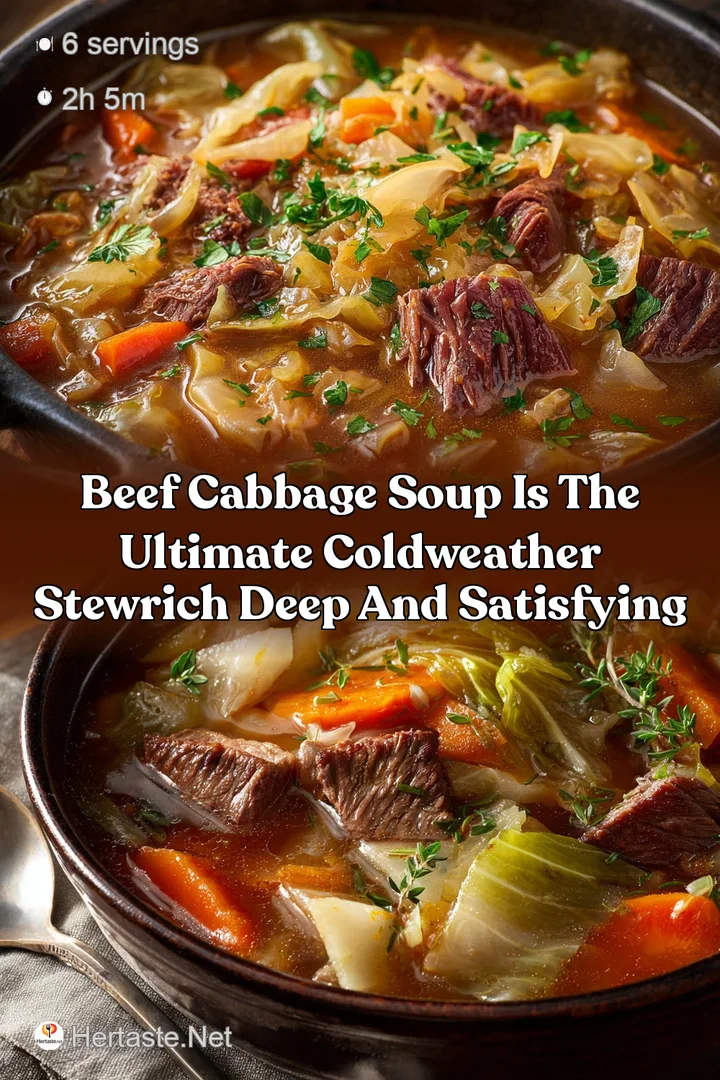 Beef Cabbage Soup is the Ultimate ColdWeather StewRich Deep and Satisfying