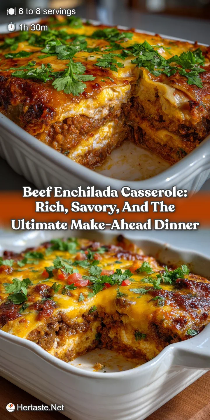 Beef Enchilada Casserole: Rich Savory and The Ultimate Make-Ahead Dinner