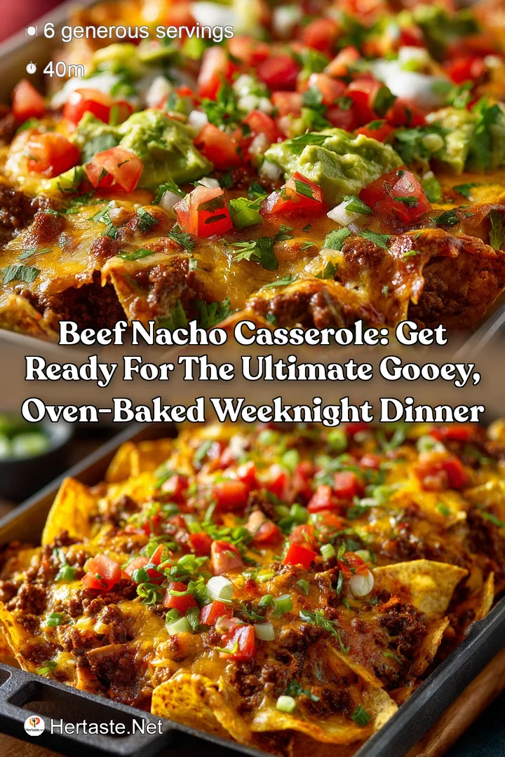 Beef Nacho Casserole: Get ready for the Ultimate Gooey Oven-Baked Weeknight Dinner