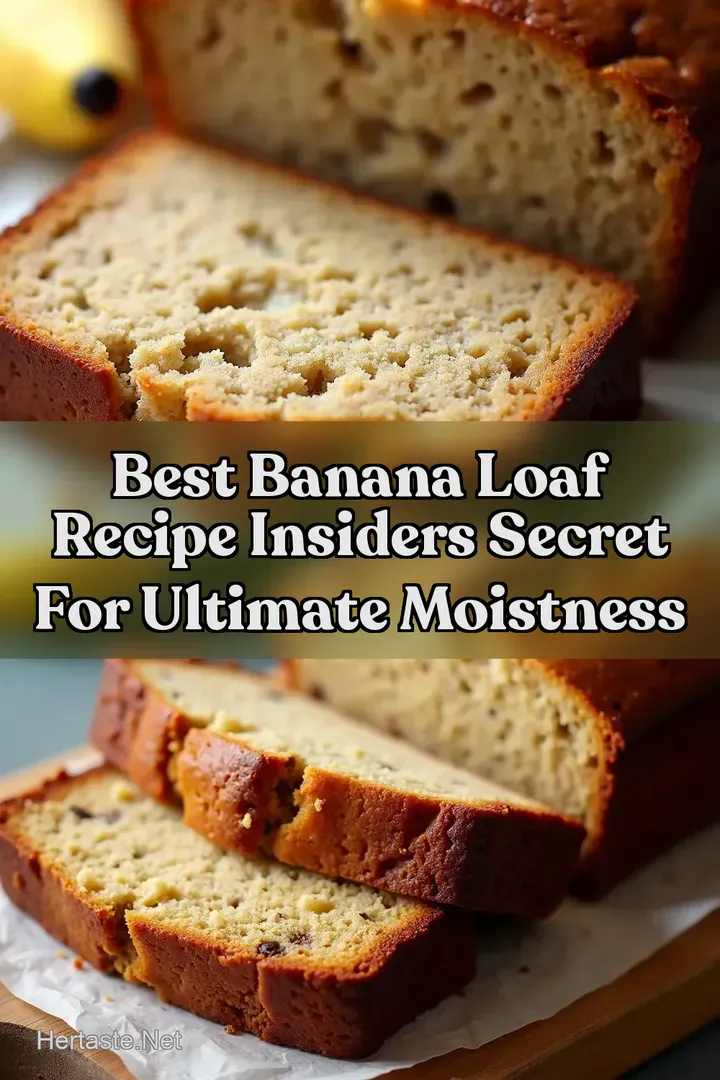 Best Banana Loaf Recipe Insiders Secret for Ultimate Moistness