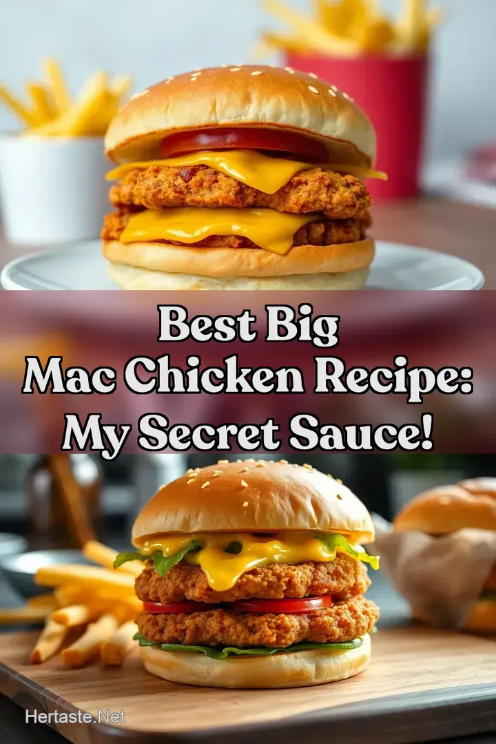 Best Big Mac Chicken Recipe: My Secret Sauce! : PIN FOR LATER Best Big Mac Chicken Recipe: My Secret Sauce!