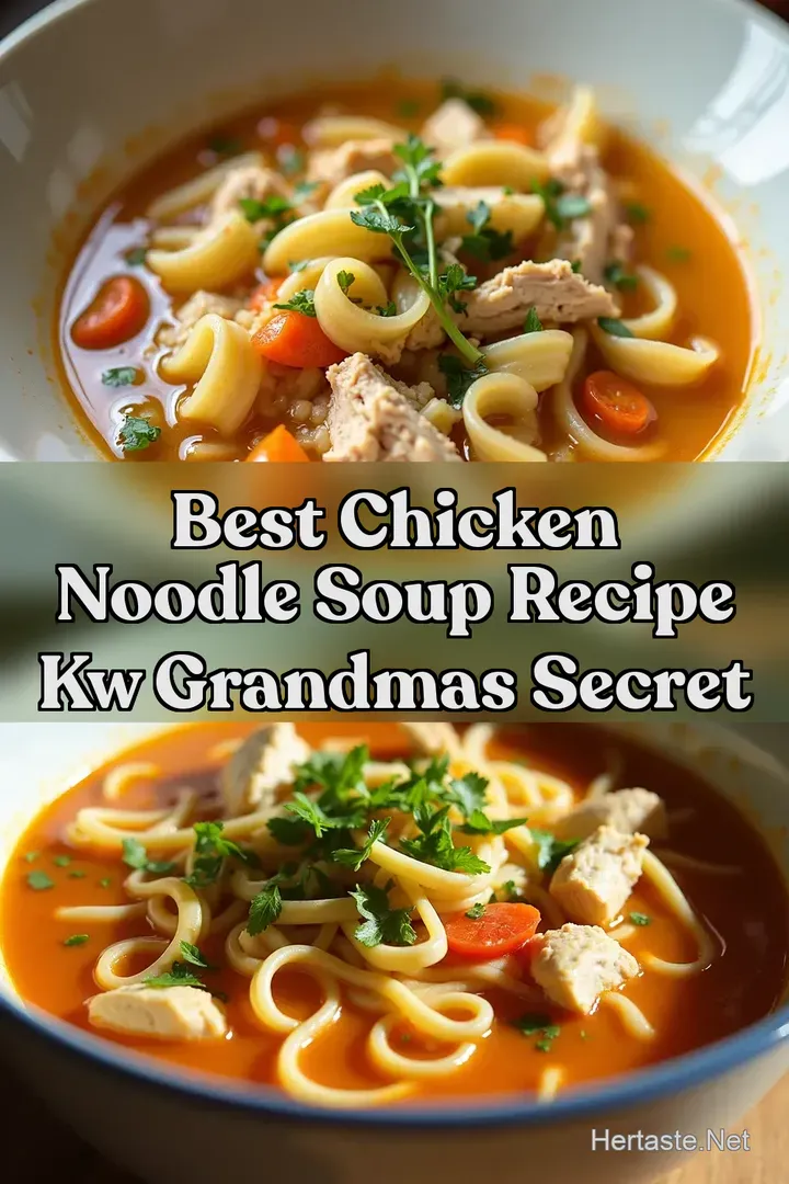 Best Chicken Noodle Soup Recipe kw Grandmas Secret