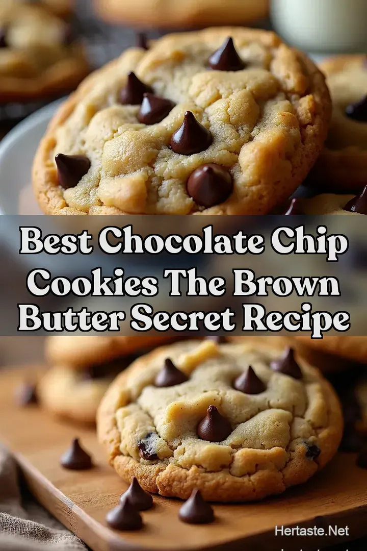 Best Chocolate Chip Cookies The Brown Butter Secret Recipe