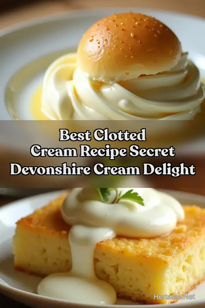 Best Clotted Cream Recipe Secret Devonshire Cream Delight