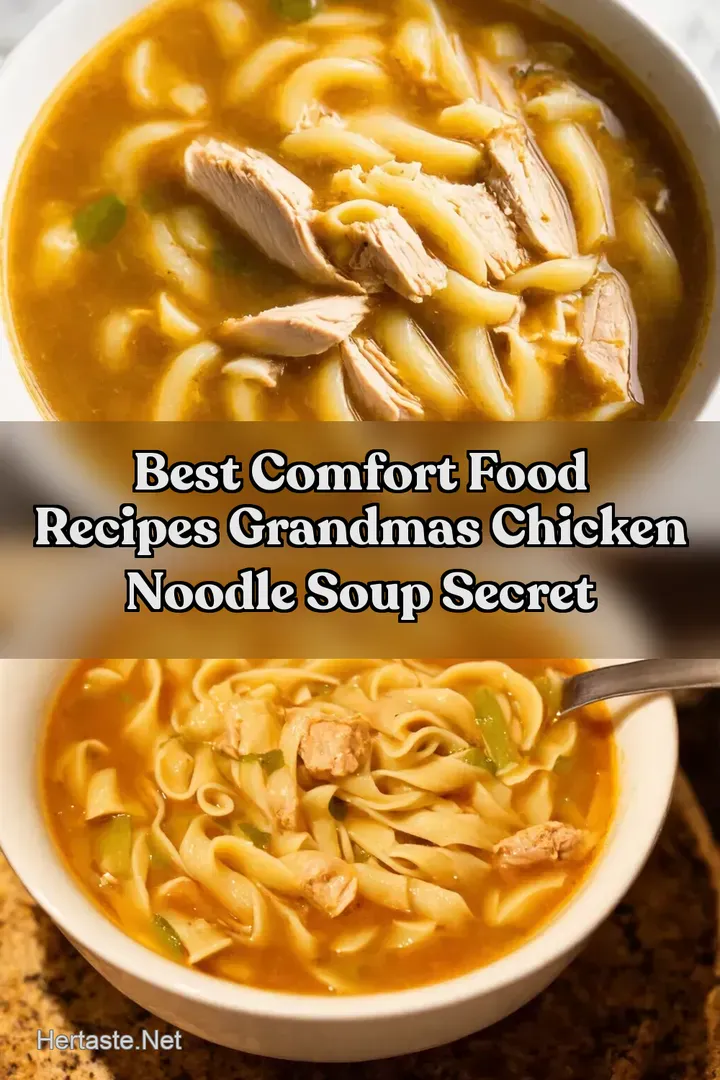 Best Comfort Food Recipes Grandmas Chicken Noodle Soup Secret