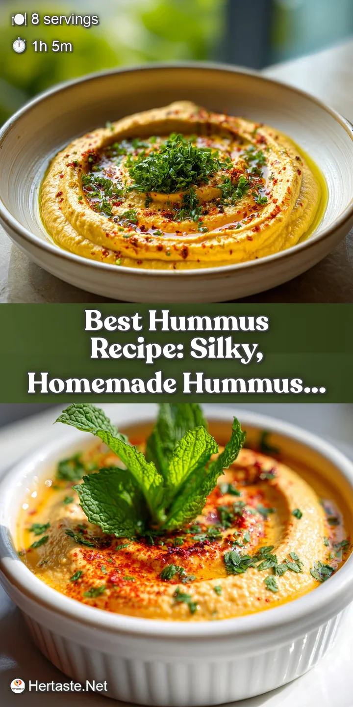 Close-up of velvety hummus, glistening with olive oil, flecked with spices, and hinting at a creamy, irresistible texture.