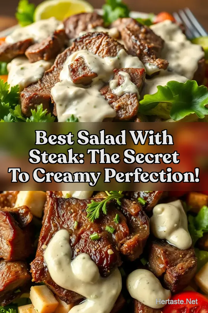 Best Salad With Steak: The Secret to Creamy Perfection!