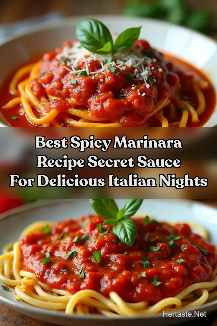 Best Spicy Marinara Recipe Secret Sauce For Delicious Italian Nights