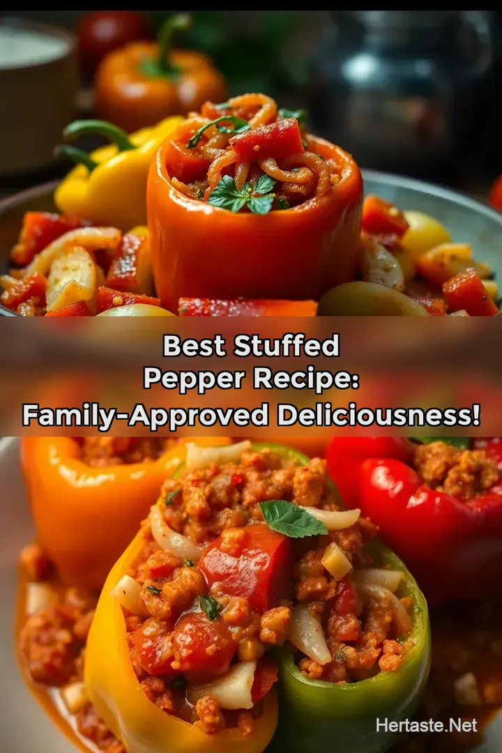 Best Stuffed Pepper Recipe: Family-Approved Deliciousness!