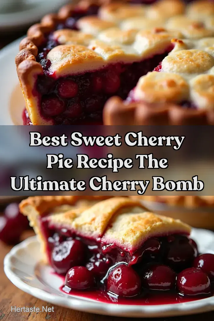Best Sweet Cherry Pie Recipe The Ultimate Cherry Bomb