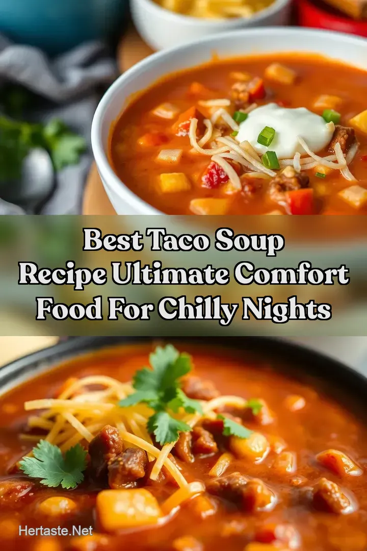 Best Taco Soup Recipe Ultimate Comfort Food For Chilly Nights