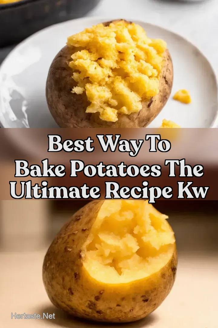 Best Way To Bake Potatoes The Ultimate Recipe kw