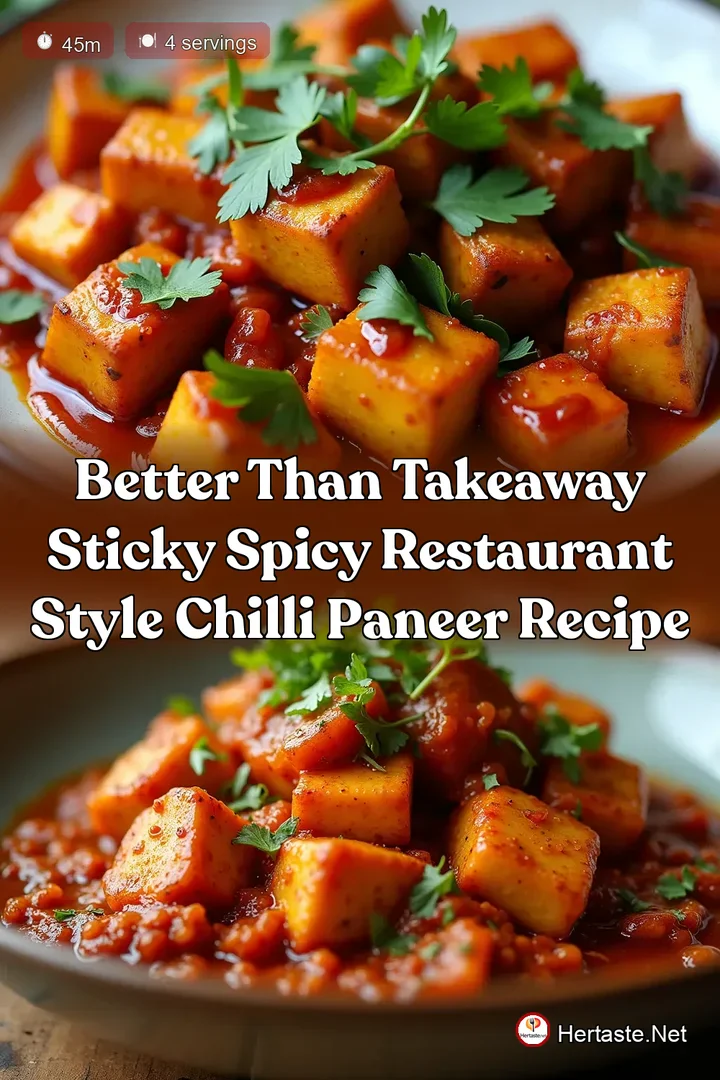 Better Than Takeaway Sticky Spicy Restaurant Style Chilli Paneer Recipe