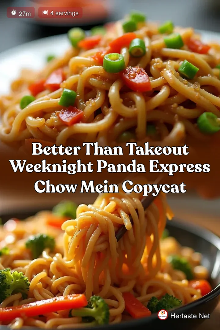 Better Than Takeout Weeknight Panda Express Chow Mein Copycat