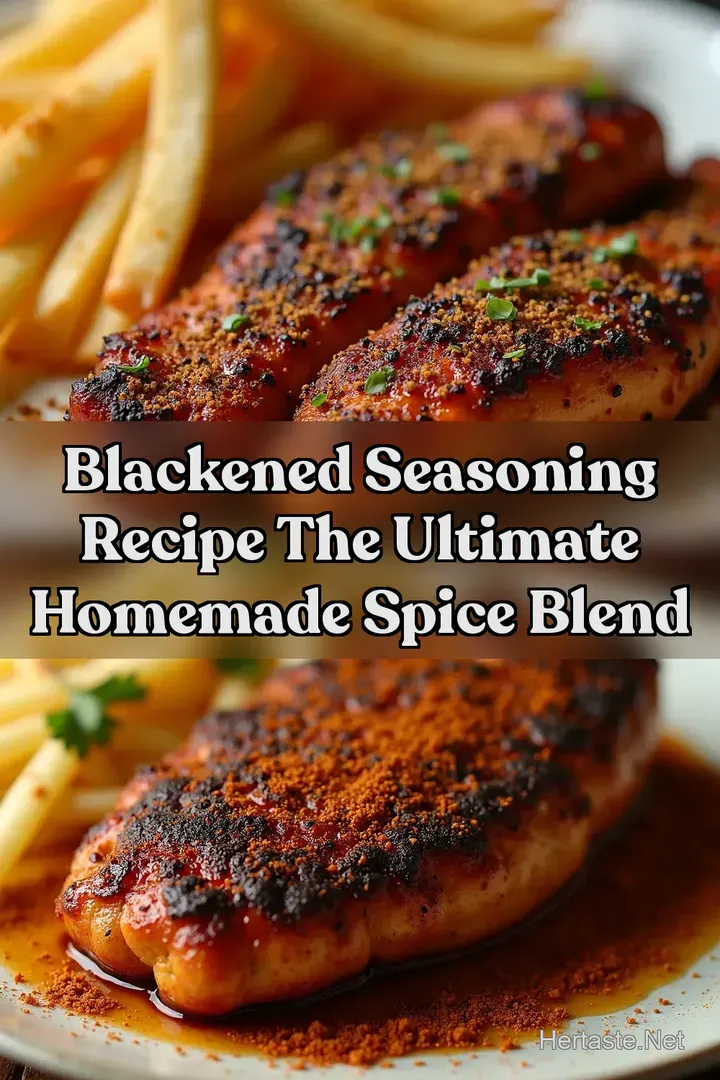 Blackened Seasoning Recipe The Ultimate Homemade Spice Blend