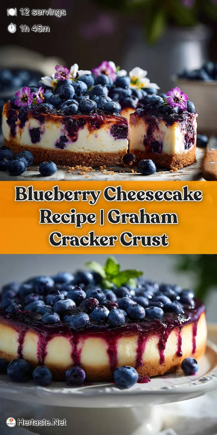 Close-up of blueberry cheesecake filling; rich, creamy texture studded with burst blueberries. Notice the slight cracks, h...