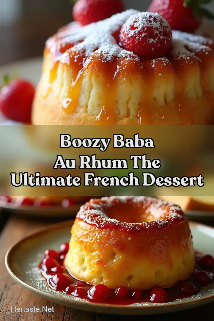 Boozy Baba au Rhum The Ultimate French Dessert