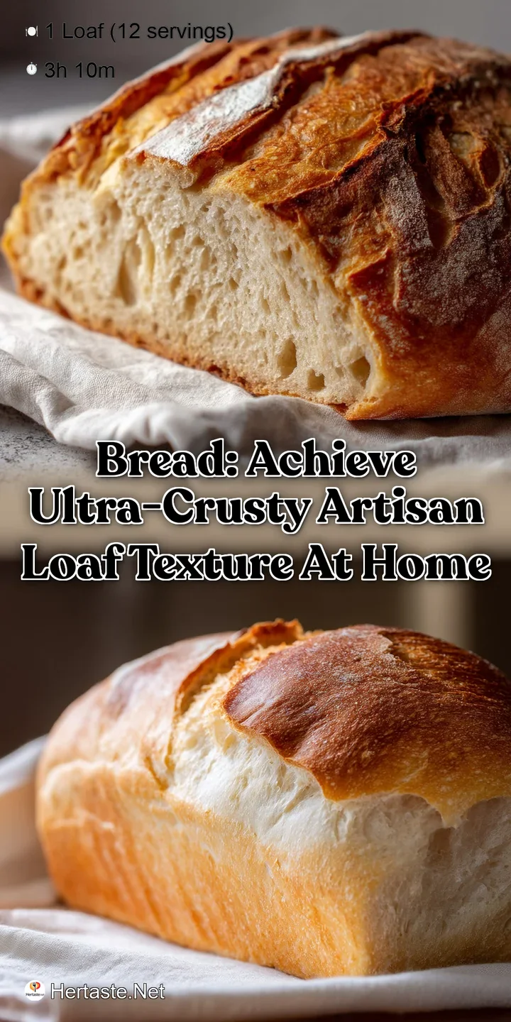 Bread: Achieve Ultra-Crusty Artisan Loaf Texture at Home