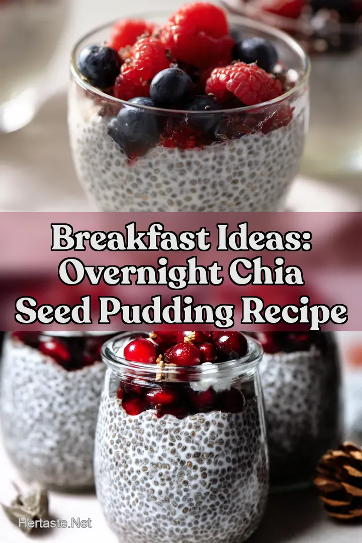 Breakfast Ideas: Overnight Chia Seed Pudding Recipe : PIN FOR LATER Breakfast Ideas: Overnight Chia Seed Pudding Recipe