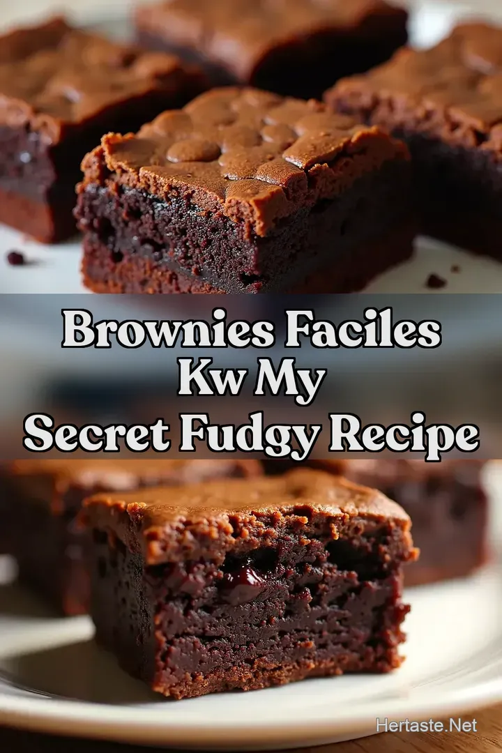 Brownies Faciles kw My Secret Fudgy Recipe