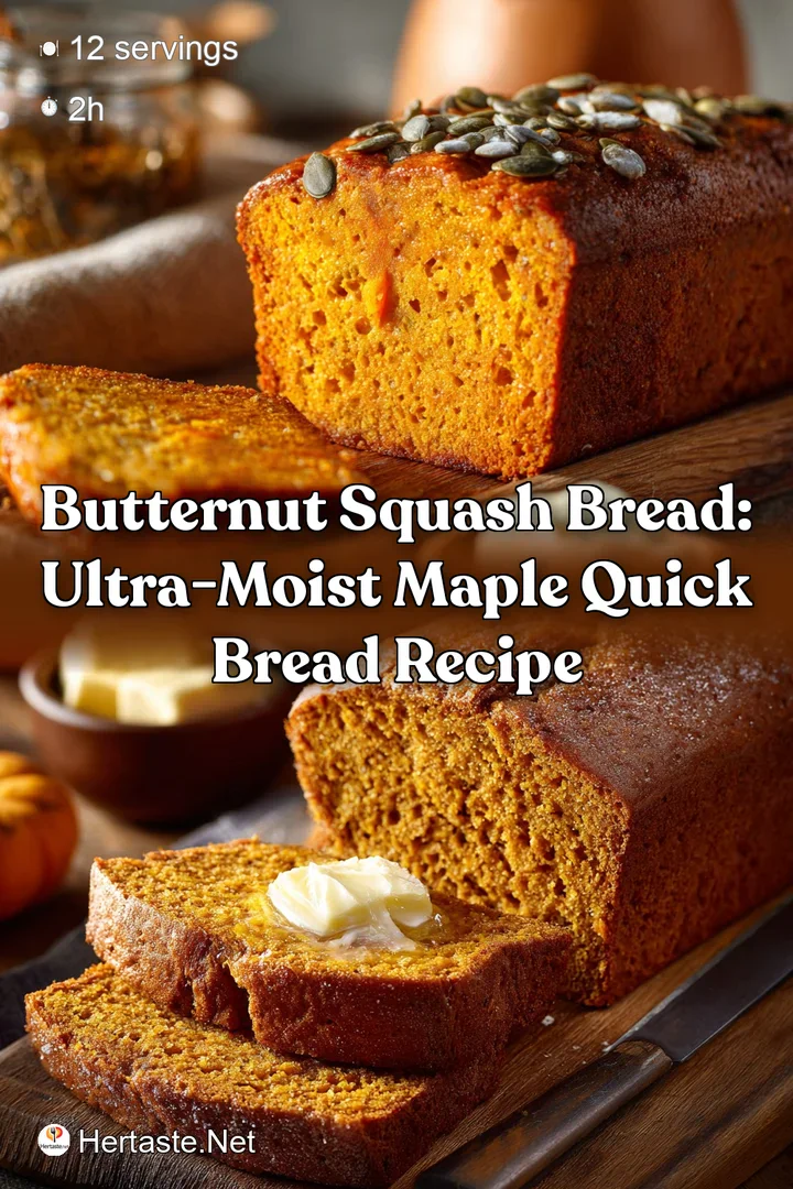 Butternut Squash Bread: Ultra-Moist Maple Quick Bread Recipe