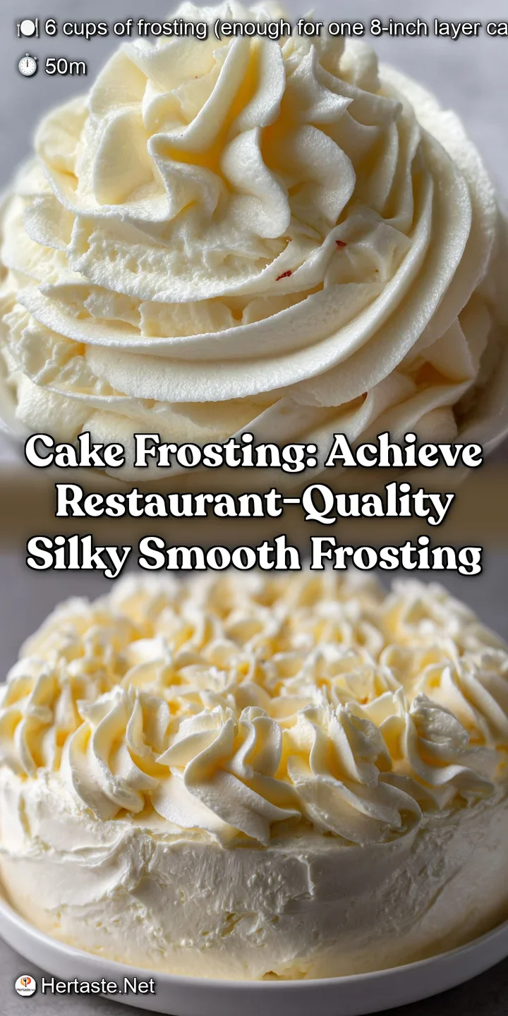 Cake Frosting: Achieve Restaurant-Quality Silky Smooth Frosting