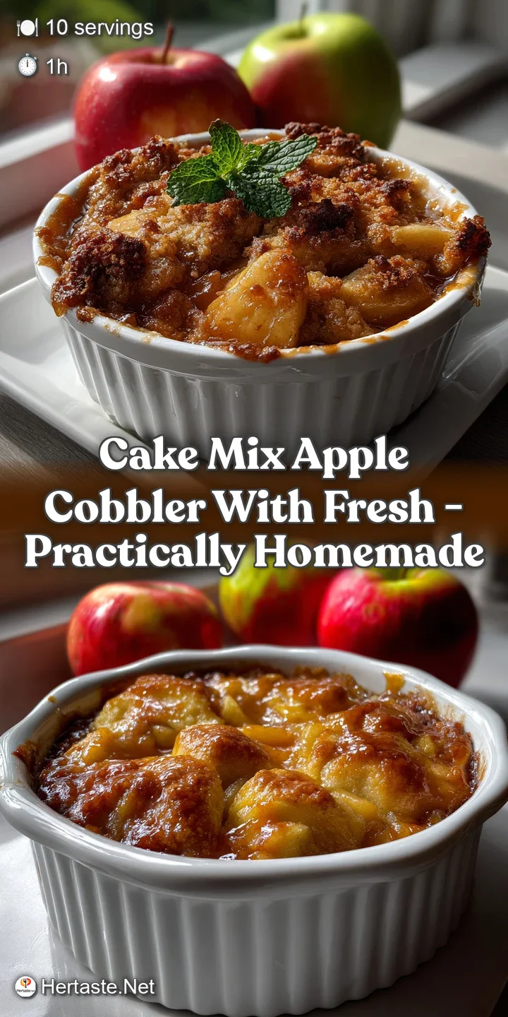 Golden-brown, bubbly apple cobbler with a crispy, buttery topping. Warm, inviting tones with a delightful textural contrast.
