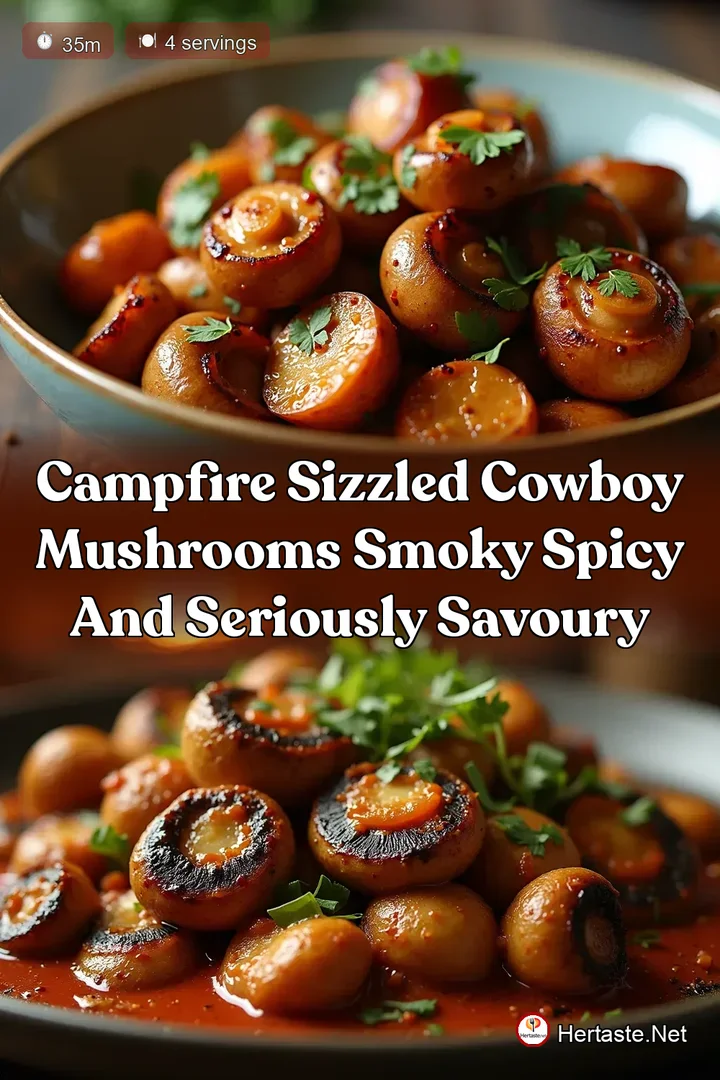 Campfire Sizzled Cowboy Mushrooms Smoky Spicy and Seriously Savoury