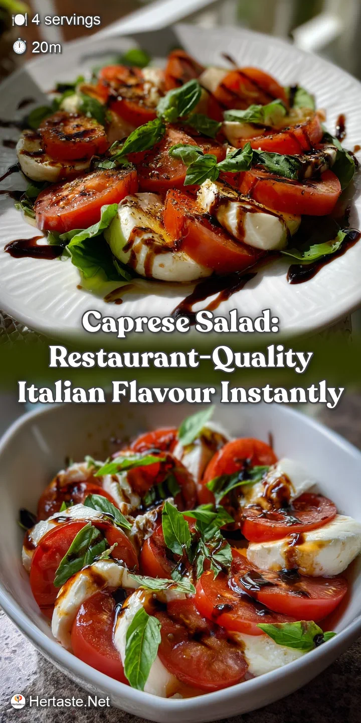 Caprese Salad: Restaurant-Quality Italian Flavour Instantly