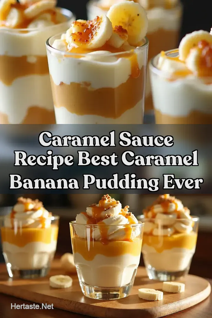 Caramel Sauce Recipe Best Caramel Banana Pudding Ever