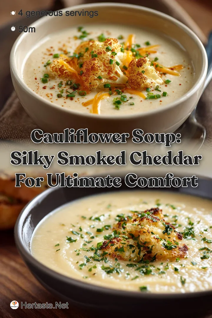 Cauliflower Soup: Silky Smoked Cheddar for Ultimate Comfort