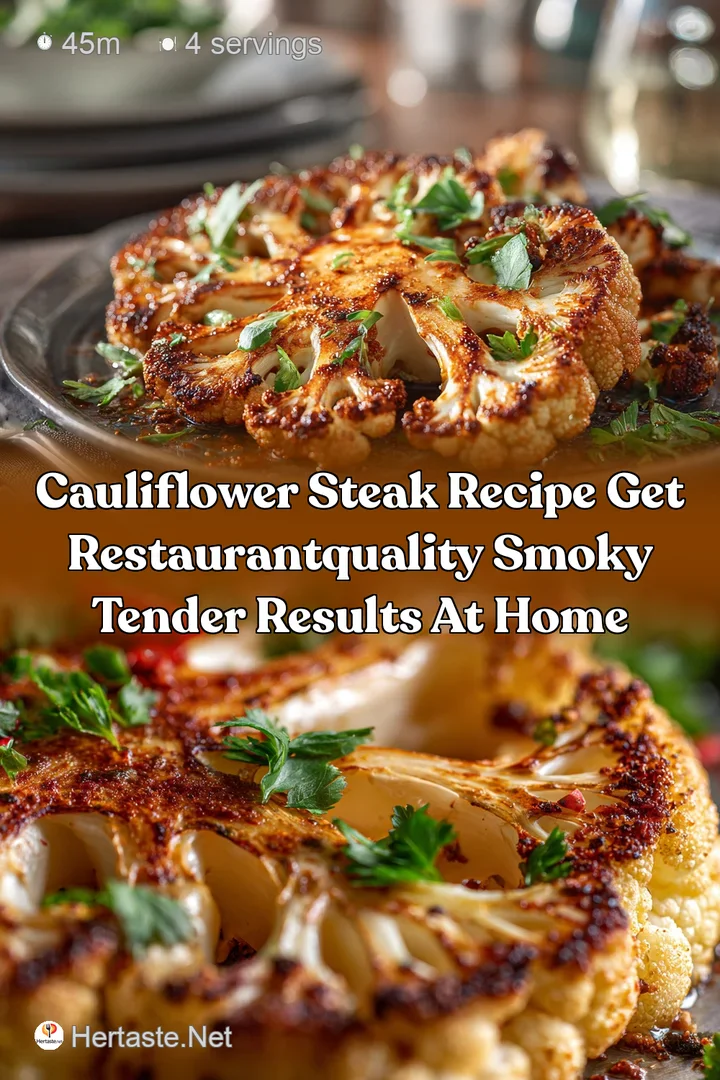 Cauliflower Steak Recipe Get RestaurantQuality Smoky Tender Results at Home
