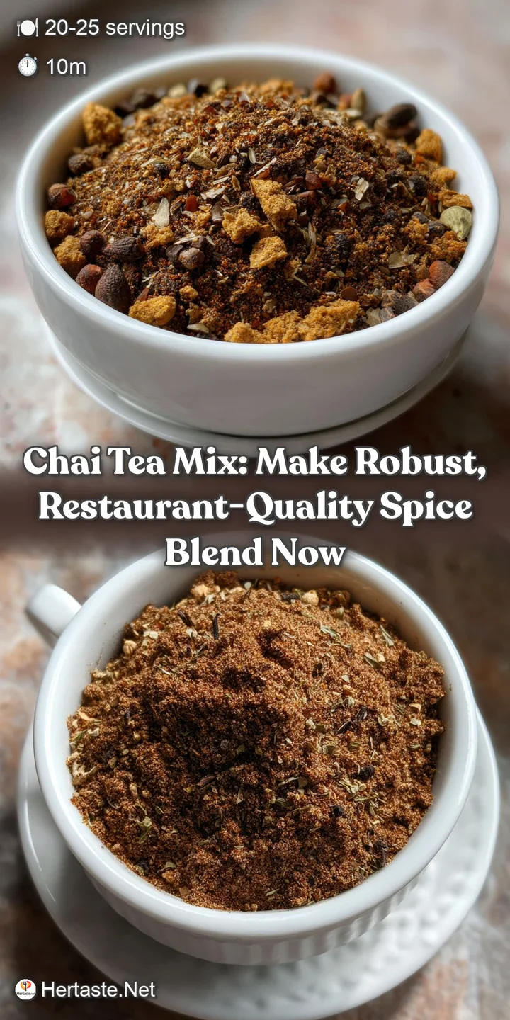 Chai Tea Mix: Make Robust Restaurant-Quality Spice Blend Now