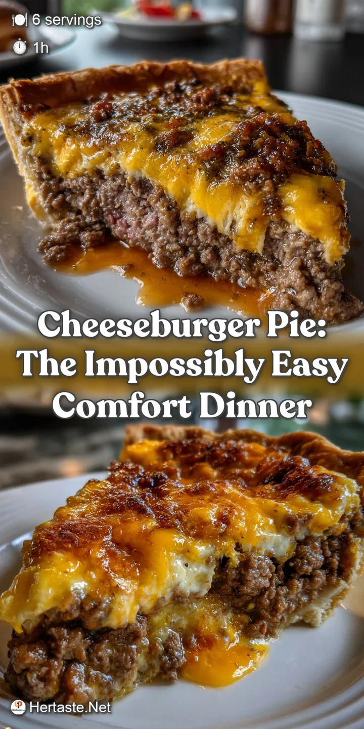 Cheeseburger Pie: The Impossibly Easy Comfort Dinner