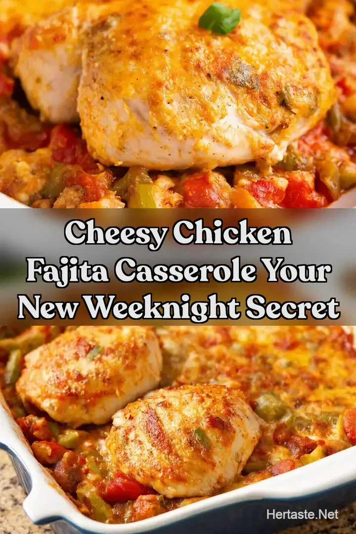 Cheesy Chicken Fajita Casserole Your New Weeknight Secret