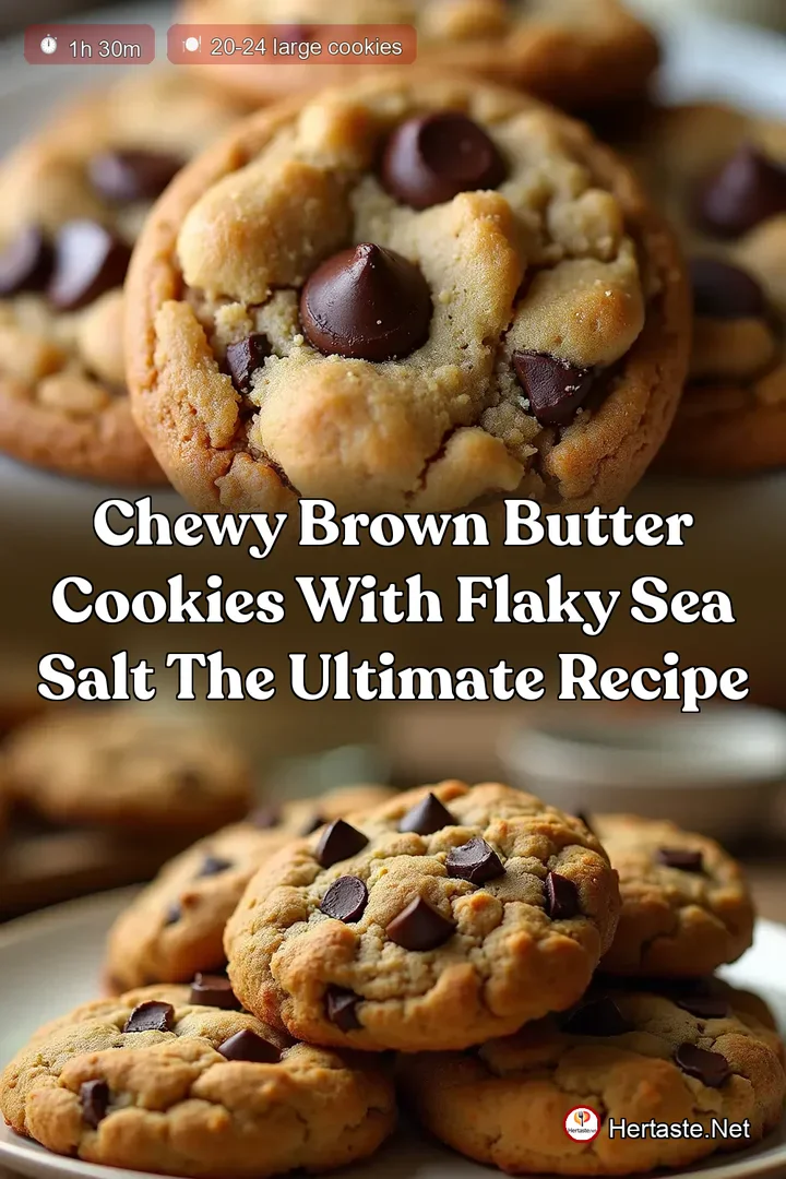 Chewy Brown Butter Cookies with Flaky Sea Salt The Ultimate Recipe