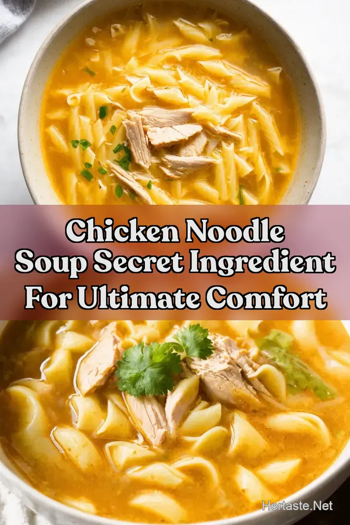 Chicken Noodle Soup Secret Ingredient for Ultimate Comfort