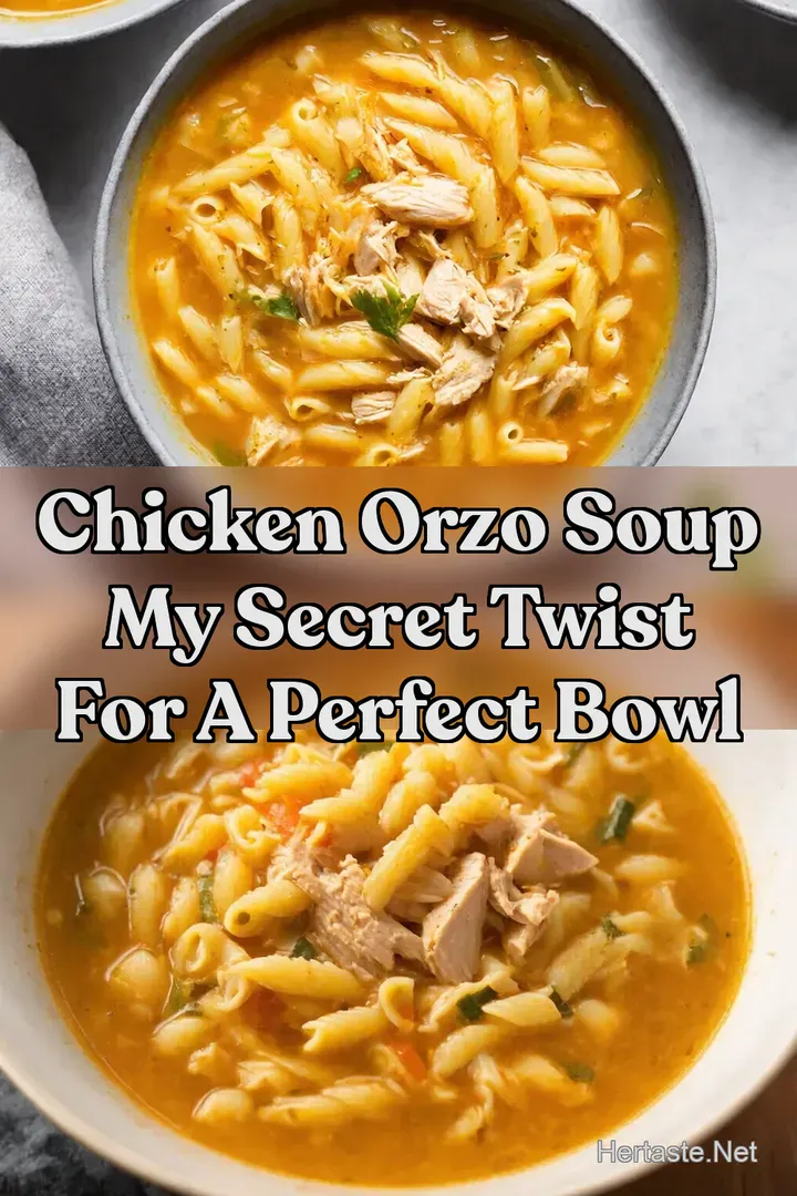 Chicken Orzo Soup My Secret Twist for a Perfect Bowl