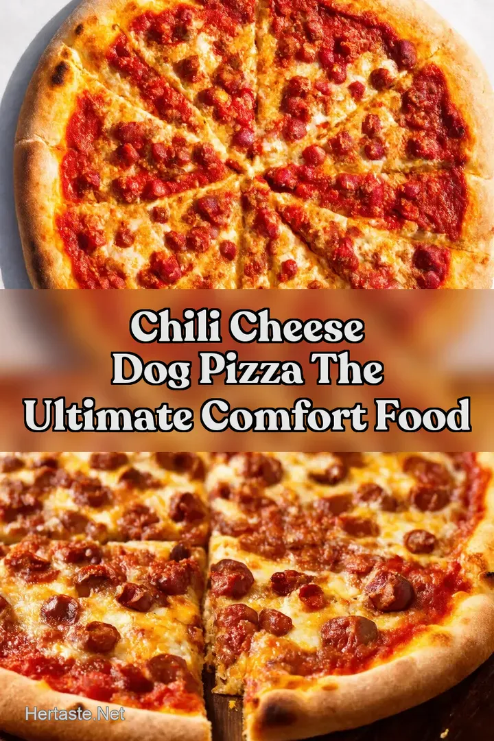 Chili Cheese Dog Pizza The Ultimate Comfort Food