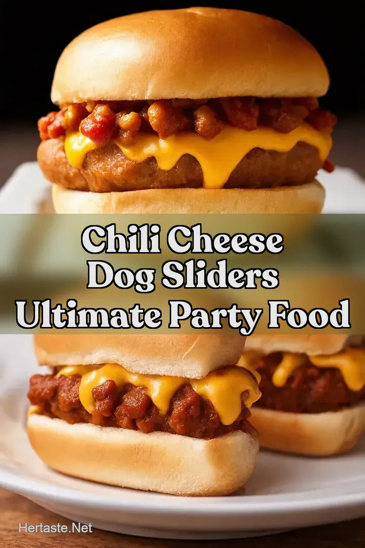Chili Cheese Dog Sliders Ultimate Party Food