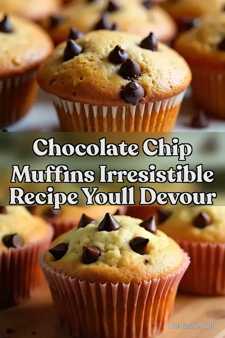 Chocolate Chip Muffins Irresistible Recipe Youll Devour